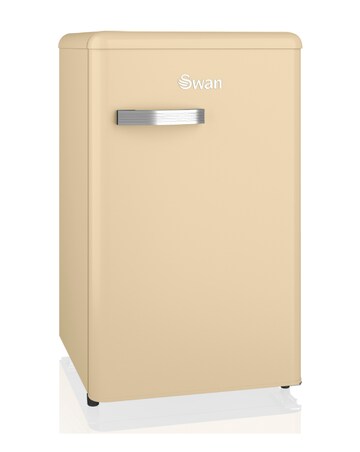 Swan SR11035CNE Retro Under Counter Fridge 90L - Cream