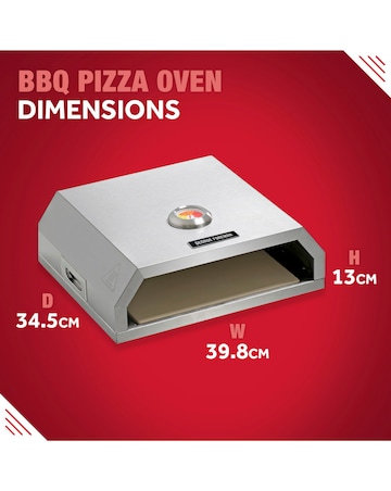 George Foreman BBQ Pizza Oven with Paddle