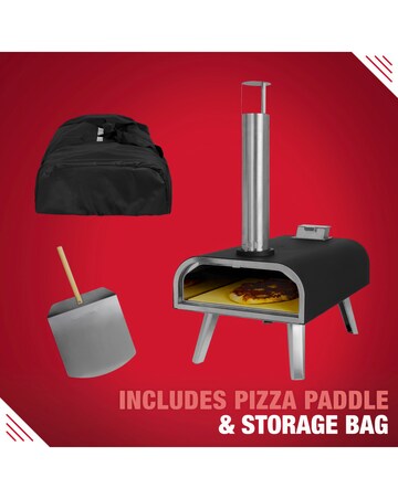 George Foreman 16" Pizza Oven with Paddle & Carry Bag