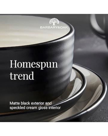 Barbary & Oak Cascade 16 Piece Dinner Set