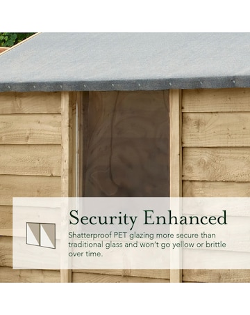 4LIFE Pent Shed 6x3 - Single Door - No Windows (Home Delivery)