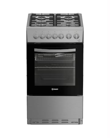 Indesit I5G3PMX 50cm Duel Fuel Single Cooker - Stainless Steel