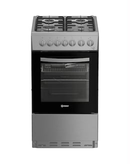 Indesit I5G3PMX 50cm Duel Fuel Single Cooker - Stainless Steel