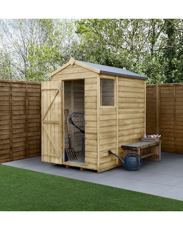 4LIFE Apex Shed 4x6 - Single Door - 1 Window (Home Delivery)