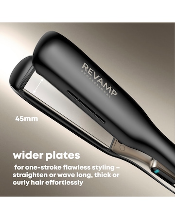 Revamp Enigma Wide Ion X Shine Ceramic Straightener