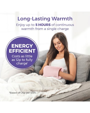 Carmen Spa Rechargeable Hot Water- Pink