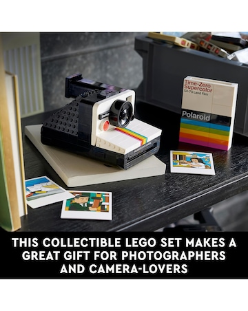 LEGO Ideas Polaroid OneStep SX-70 Camera Gift for Photographers 21345