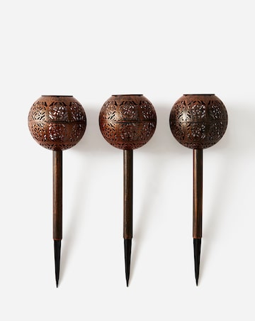 LuxOrb Damasque Stake Light 3 Pack