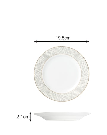 Waterside Diamond 20 Piece Dinner Set