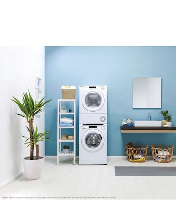 Candy CSOE H9A2DE-80 9Kg Heat Pump Tumble Dryer, A++ Rated, White with Wi-fi
