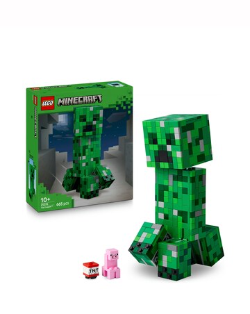 LEGO Minecraft The Creeper Gamer Decor, Action Figure Building Toy 21276
