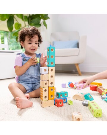 Melissa & Doug Blockables Town Play Set