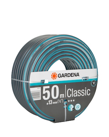 Gardena 50m Classic Hose Starter Set with Connector