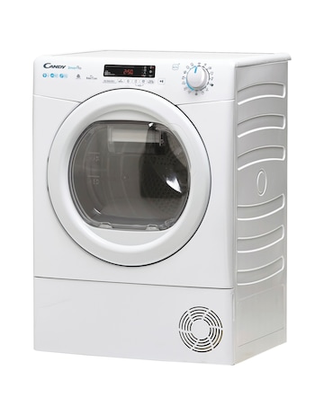 Candy CSOE H9A2DE-80 9Kg Heat Pump Tumble Dryer, A++ Rated, White with Wi-fi