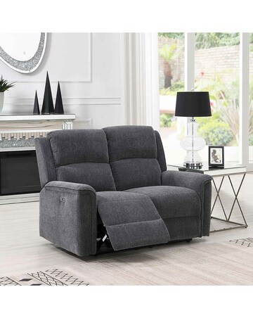 Croston Chenille Power Recliner Two Seater Sofa