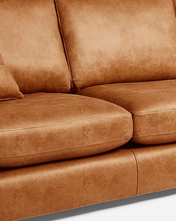 Gray & Osbourn Goliath Faux Leather Right Hand Corner Sofa