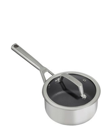 Ninja Foodi ZEROSTICK Stainless Steel 16cm Saucepan with Lid