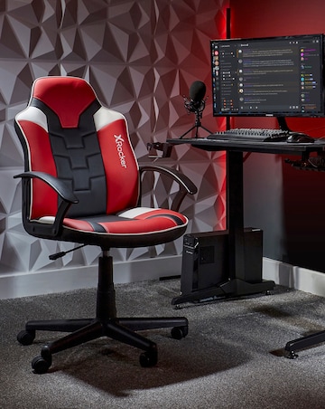 X Rocker Saturn Junior Gaming Chair - Red