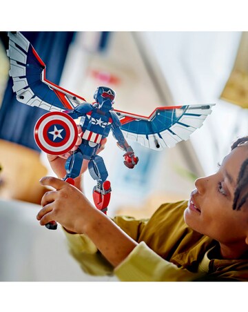 LEGO Marvel New Captain America Construction Figure Buildable Toy 76296