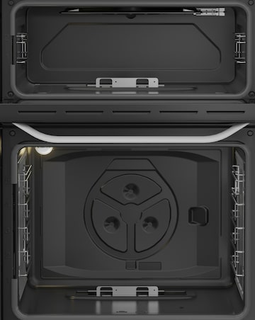 Hotpoint HDG6GDCW 60cm Gas Double Cooker with Glass Lid - White + Installation