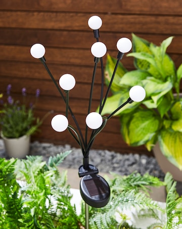 8-Stem GloGlobes Stake Light - Multi Coloured