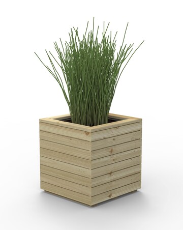 Forest Modular Garden Seating Set with Bench, Planter and Screen