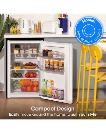 ABODE 50CM UNDERCOUNTER LARDER FRIDGE - WHITE