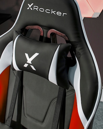 X Rocker Agility Compact eSports Gaming Chair for Juniors - Black / Red