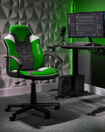 X Rocker Saturn Junior Gaming Chair - Green