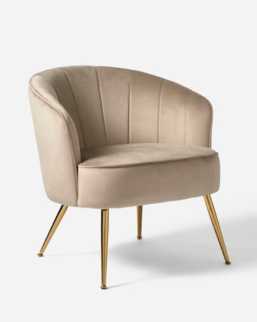 Joanna Hope Esme Velvet Accent Chair