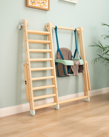 TP Active Tots Wooden Swing & Climb Frame