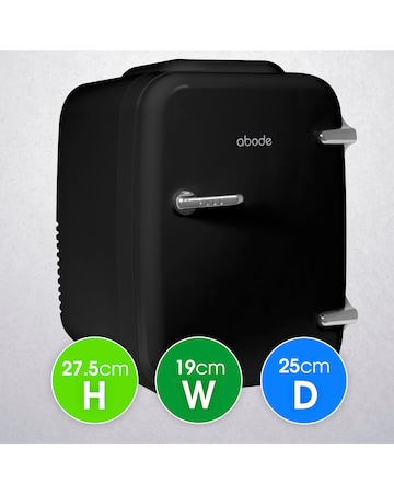 Abode Retro A4CLR201B Mini Cooler and Warmer - Black
