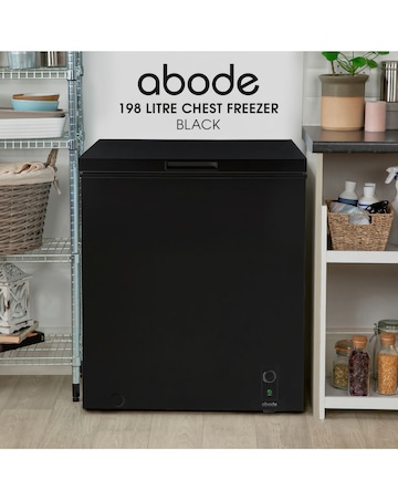 Abode A198CF0E1B 198L Chest Freezer - Black