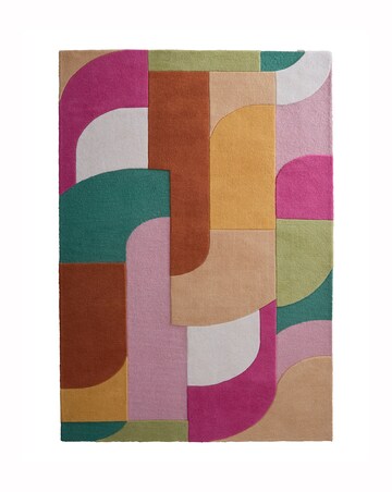 Retro Deco Woollen Rug