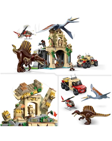 LEGO Jurassic World Spinosaurus & Quetzalcoatlus Air Mission Dinosaur 76976