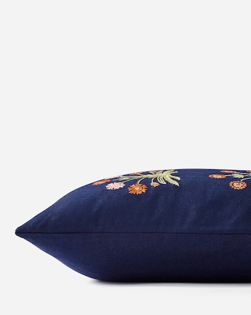 Eden Embroidered Floral Cushion