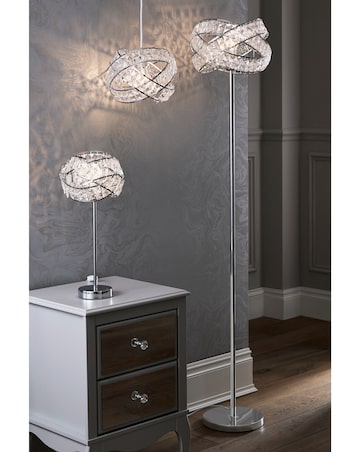 Twist Acrylic Table Lamp