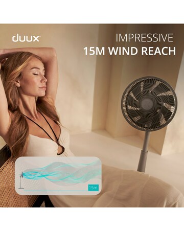 Duux Whisper 2 Grey Pedestal Fan