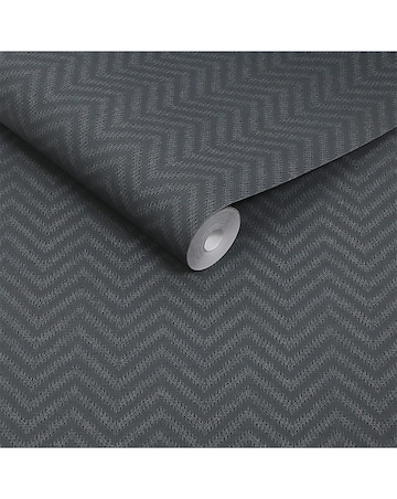Abigail Ahern Herringbone Weave Dusk Wallpaper