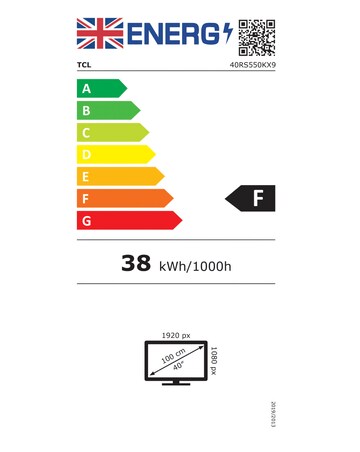 TCL 40in 40RS550K FHD LED Roku TV