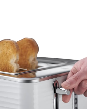 Russell Hobbs Inspire Kettle and Toaster Bundle White