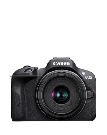 Canon EOS R100 APS-C Mirrorless Camera inc 128GB SD Card & Kit - Black