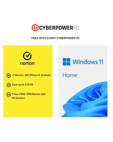 CyberPowerPC Eurus AMD Ryzen 5 4600G 8GB RAM / 500GB SSD Gaming PC