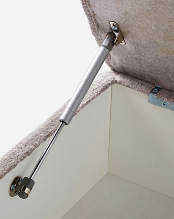 Hunter Chenille Storage Footstool