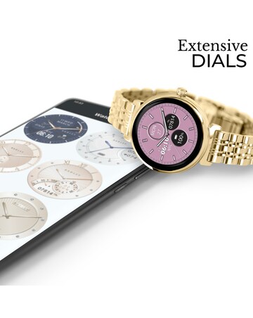 Radley Series 48 AMOLED T-Bar Smart Watch - Pale Gold