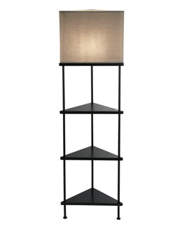Corner Shelf Floor Lamp