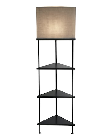 Corner Shelf Floor Lamp