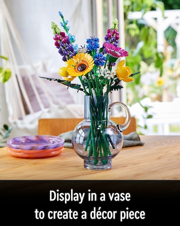 LEGO Icons Wildflower Bouquet Flowers Set for Adults 10313