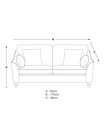 Hepburn Velvet 2 Seater Sofa