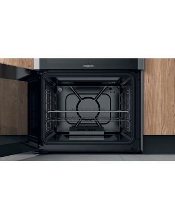 Hotpoint HDM67G0CCX/UK 60cm Gas Double Cooker + Installation